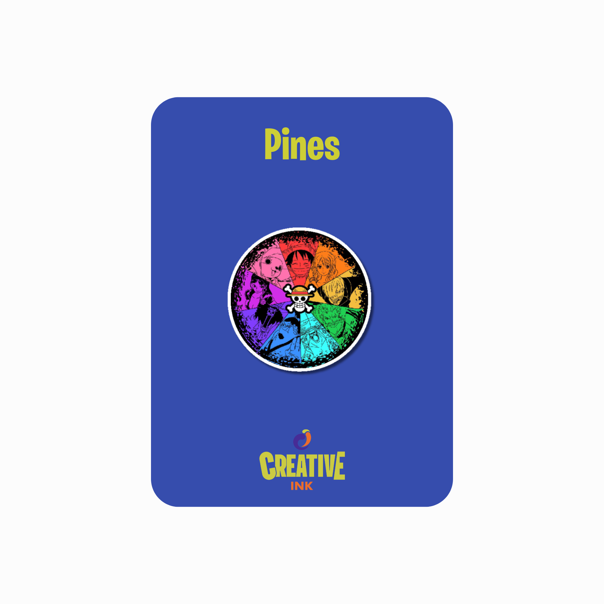Pin Sombrero de Paja Arcoíris – One Piece