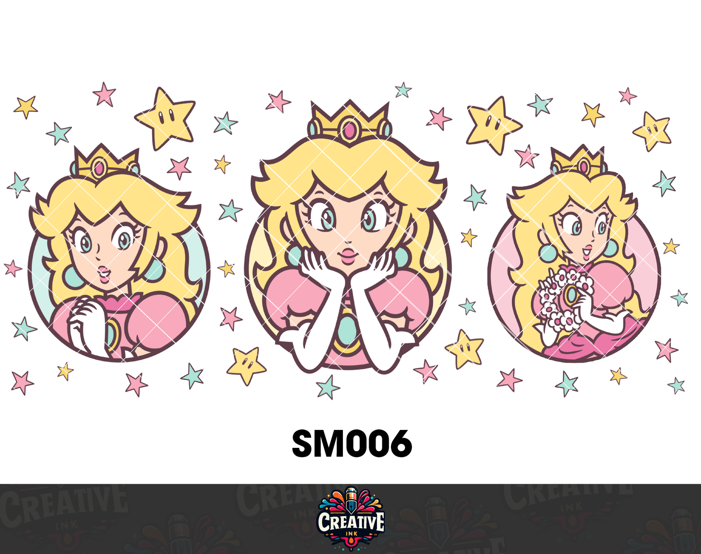 Sticker para Vaso Lata 16 oz o Taza de 11 oz - impresión DTF UV - Super Mario